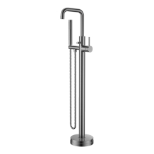 Scudo Core Gunmetal Freestanding Bath Shower Mixer Tap