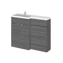 Hudson Reed Fusion Anthracite 1100 Combination Unit & Basin