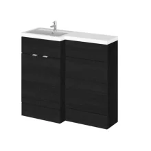 Hudson Reed Fusion Charcoal Black 1000 Combination Unit & Basin