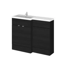 Hudson Reed Fusion Charcoal Black 1100 Combination Unit & Basin