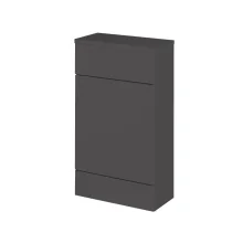 Hudson Reed Fusion Gloss Grey 500mm WC Unit & Matching Top