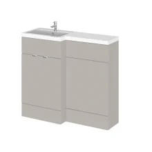 Hudson Reed Fusion Pebble Grey 1000 Combination Unit & Basin