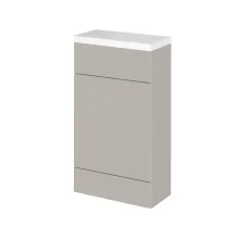 Hudson Reed Fusion Pebble Grey 500mm WC Unit & Top