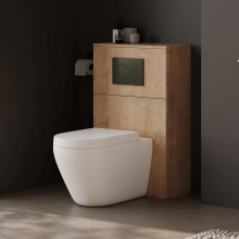 Icarus Natural Oak 600mm Toilet Unit