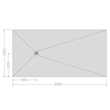 Jackoboard Aqua 1500 x 900mm Tileable Wetroom Shower Tray - Offset Drain