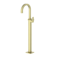 Jaquar Kubix Prime Matt Brass Floor Mounted Single Lever Bath Mixer