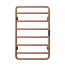 Lancia Aura 800 x 500mm Brushed Bronze Electric Towel Radiator