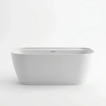 Lancia Bay Matt White Back to Wall Bath 1700 x 800mm
