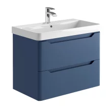 Lancia Ella 800mm Twilight Blue Wall Hung Vanity Unit