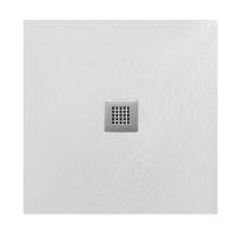 Lancia Cuttable Slate Square Shower Tray - White