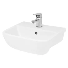 Nuie 420mm Ceramic Semi Recessed Basin