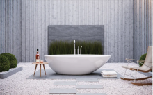 Jaquar Alaska 1712 x 760mm Freestanding Bath Tub