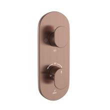 Jaquar Opal Prime Antique Copper 3 Outlet Thermostatic Shower Mixer With Concealed Valve  