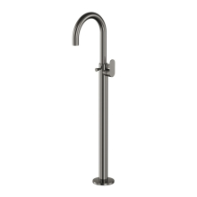 Jaquar Opal Prime Black Chrome Floor Mounted Single Lever Bath Mixer