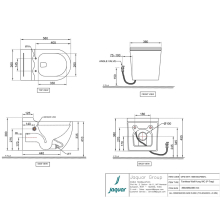 Jaquar Ornamix Prime Tankless Wall Hung WC With Sensor Flush