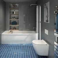 Perform Panel White Frost 1200mm Bathroom Wall Panels