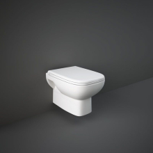 Rainbow Round Toilet Seat in White - Euroshowers