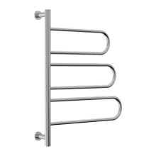 Reina Orne 750 x 550mm Polished Stainless Steel Bathroom Electric Radiator