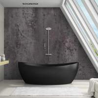 Plumbwall 4 Matt Carrara Marble Bathroom Wall Panels - 2400 x 1200 x 4mm
