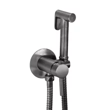 Lancia Gunmetal Manual Mixer Douche Kit - DOUCHE013