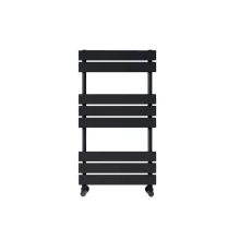 Lancia Life 800 x 450mm Matt Black Towel Radiator