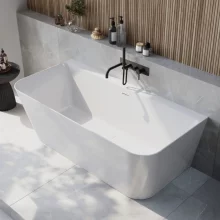 Lancia Porto 1700 x 800mm Back to Wall Bath