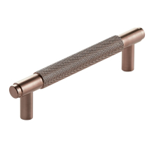 Scudo Knurled Brushed Bronze 160mm Handle 128mm Centres
