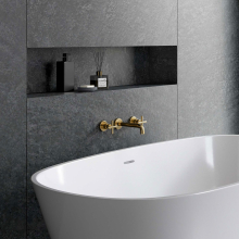 Gold Calacatta HydroSafe Waterproof Bathroom Wall Panels
