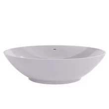 Tasse Cian Solid Surface Freestanding Bath, 1770 x 880 By BC Designs