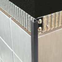 Genesis 12mm Milled Alloy Aluminium Straight Edge Tile Trim 2.5m