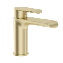 SELECT Scope Basin Mixer Brushed Gold