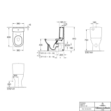 Villeroy & Boch O.Novo Comfort Height Close Coupled Toilet Pack