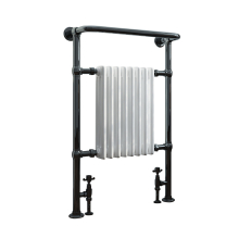 Wentworth Traditional Black Nickel & Enamel Radiator