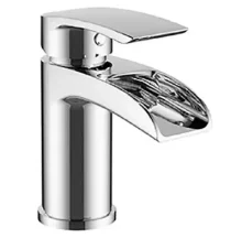 Leyburn Waterfall Spout Basin Mixer Tap - BTAP0702