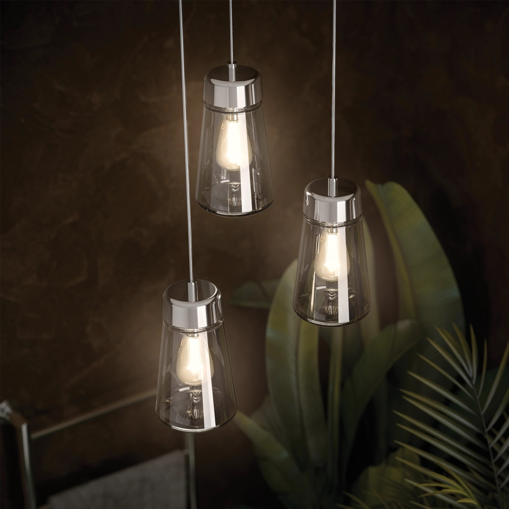 HiB Summit LED Chrome Pendant Light 