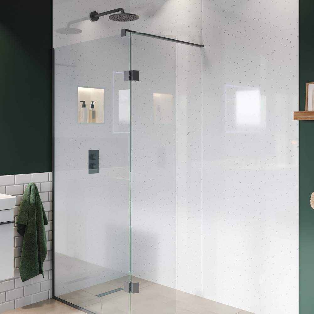 Aquadry White Arctic M1 Pvc Single Wetpanel Shower Board 1000 X 2400mm 7780