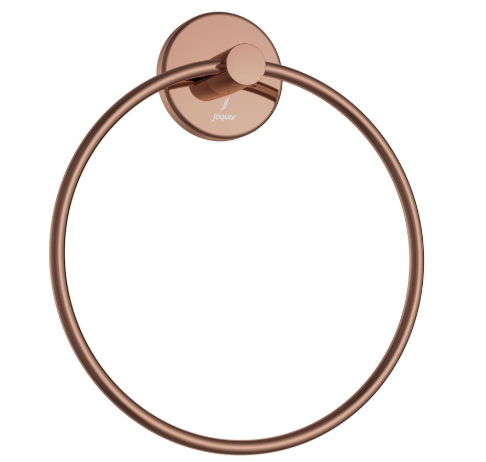 Jaquar Continental Blush Gold PVD Round Towel Ring  