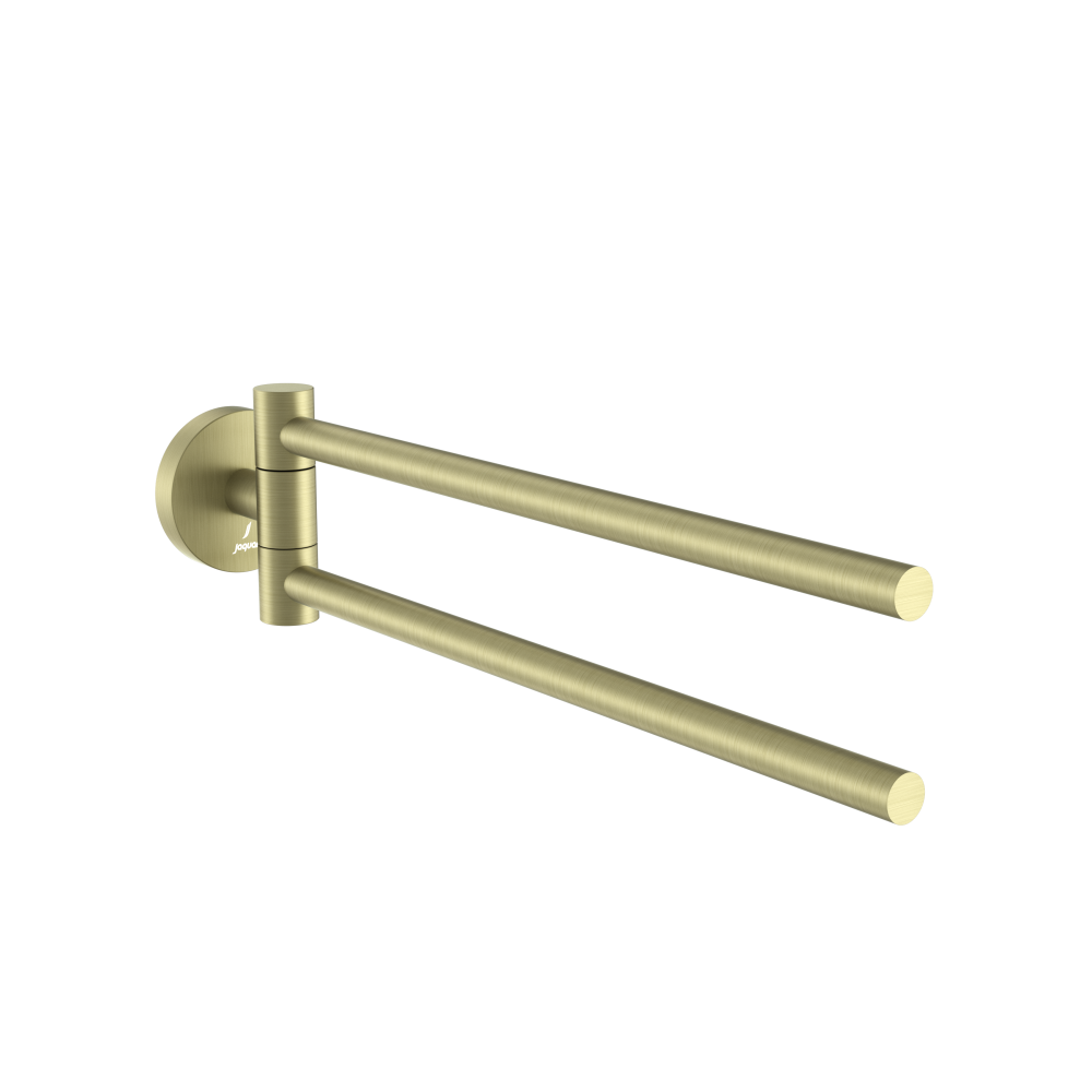 Jaquar Continental Twin Brass Matt Swivel Towel Rail   