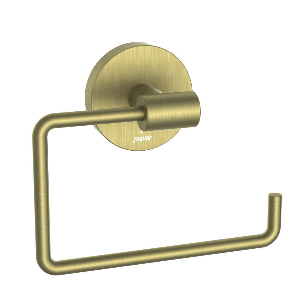 Jaquar Continental Matt Brass Square Toilet Roll Holder  