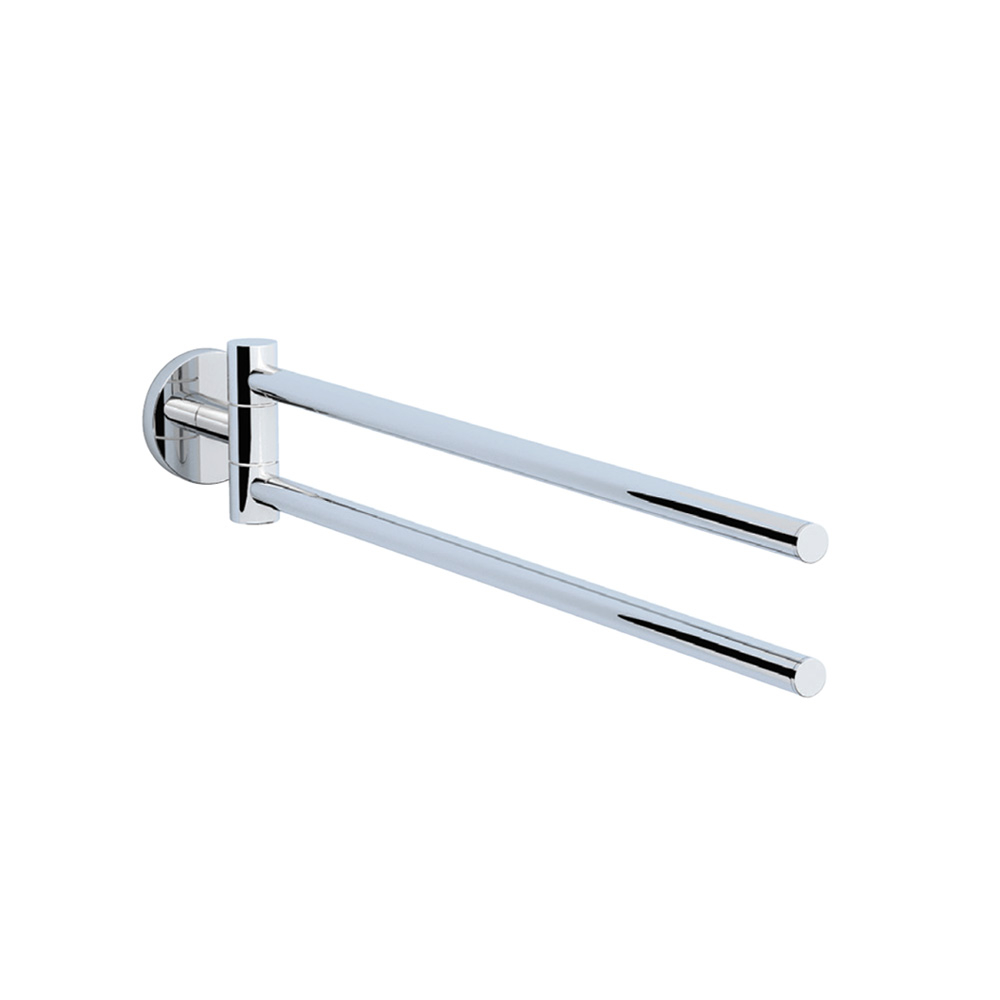 Jaquar Continental Twin Chrome Swivel Towel Rail   