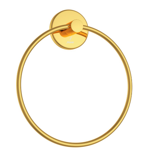 Jaquar Continental Bright Gold Round Towel Ring 