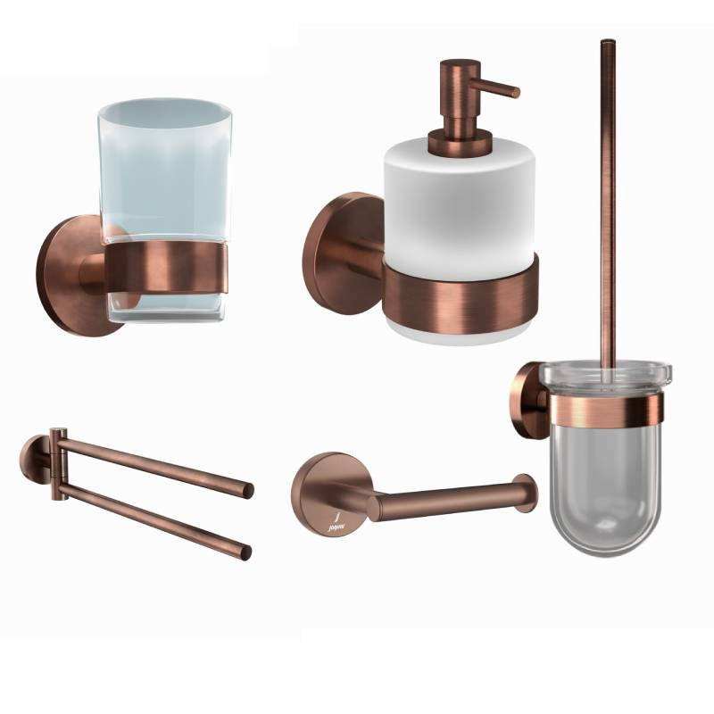 Jaquar Continental Prime Antique Copper Accessories 5 Piece Set   