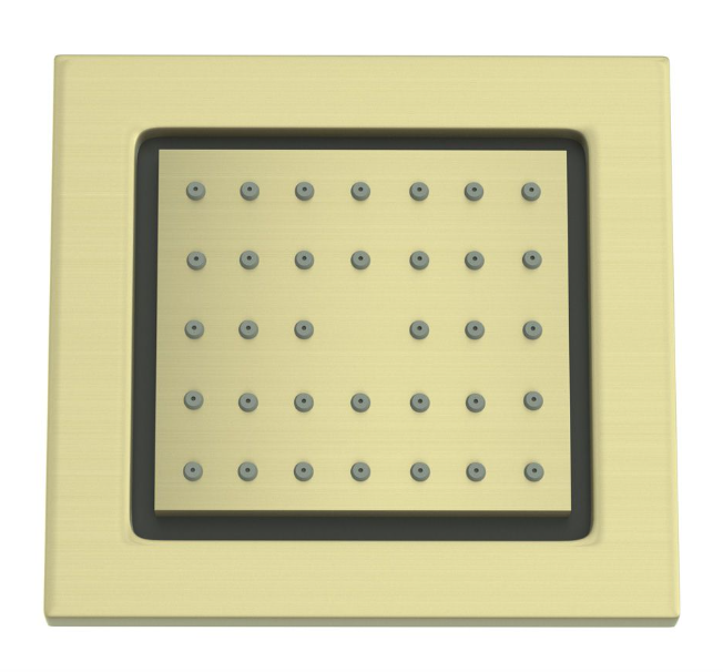 Jaquar Brass Matt Tilting Rectangular Bodytile 120mm Body Jet  