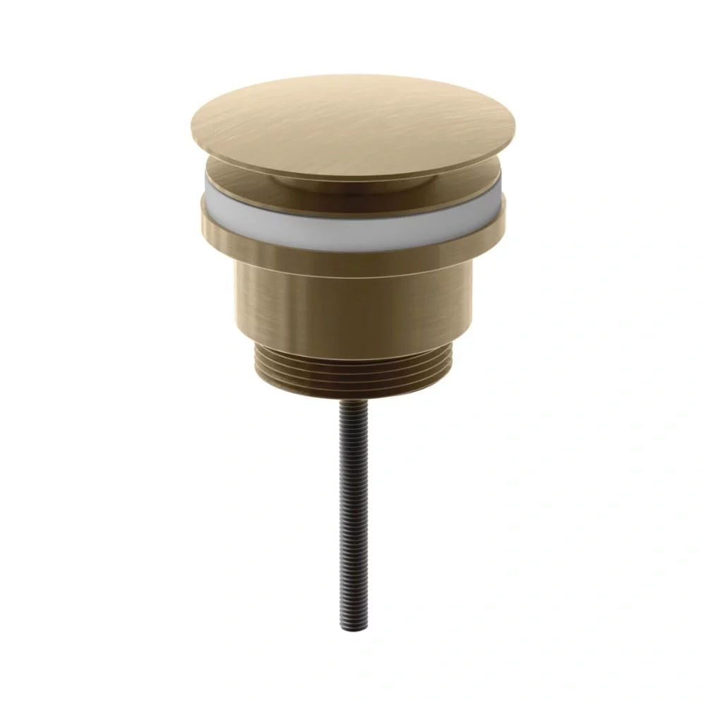 Lancia Brushed Brass Universal Basin Waste Sprung & Freeflow