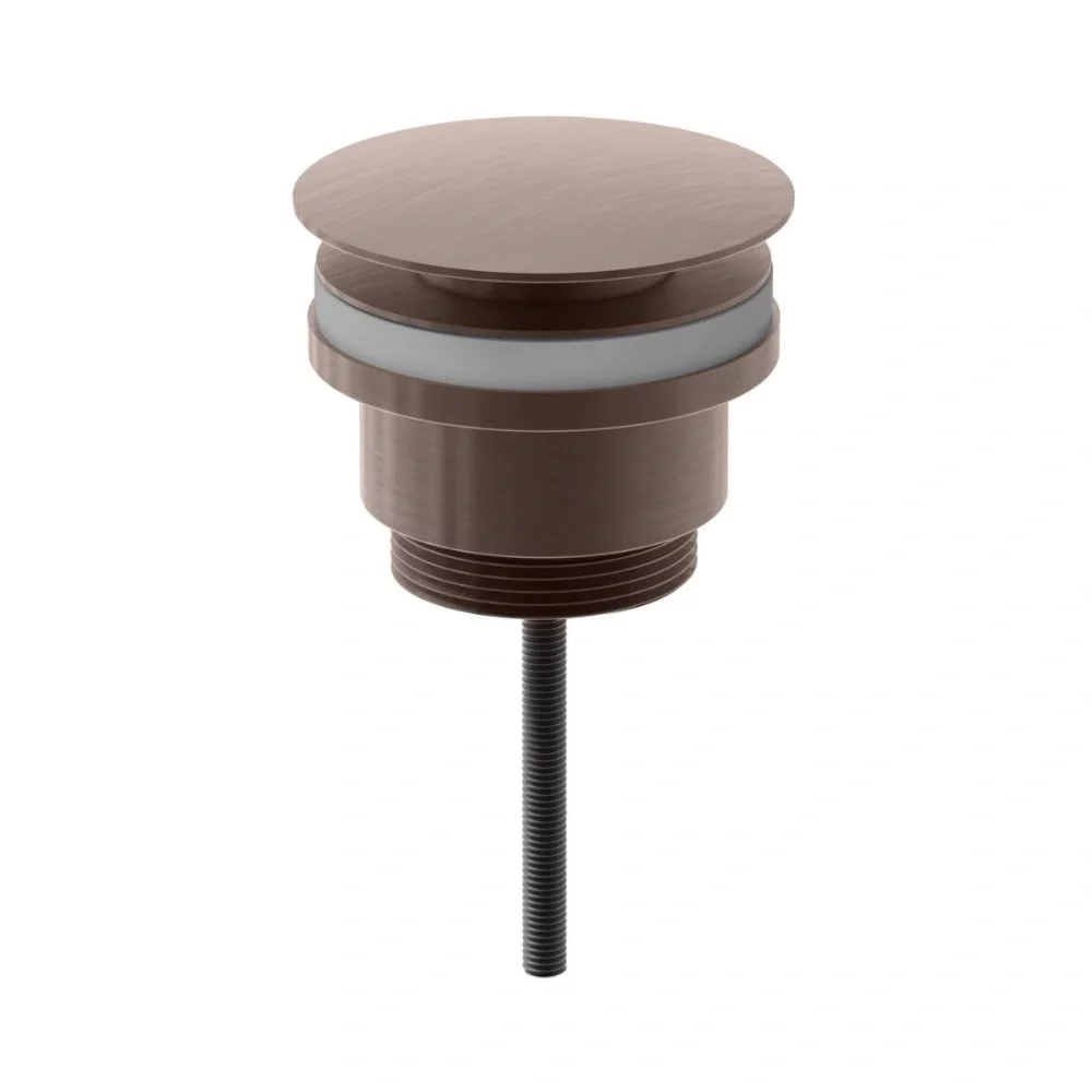 Lancia Brushed Bronze Universal Basin Waste Sprung & Freeflow