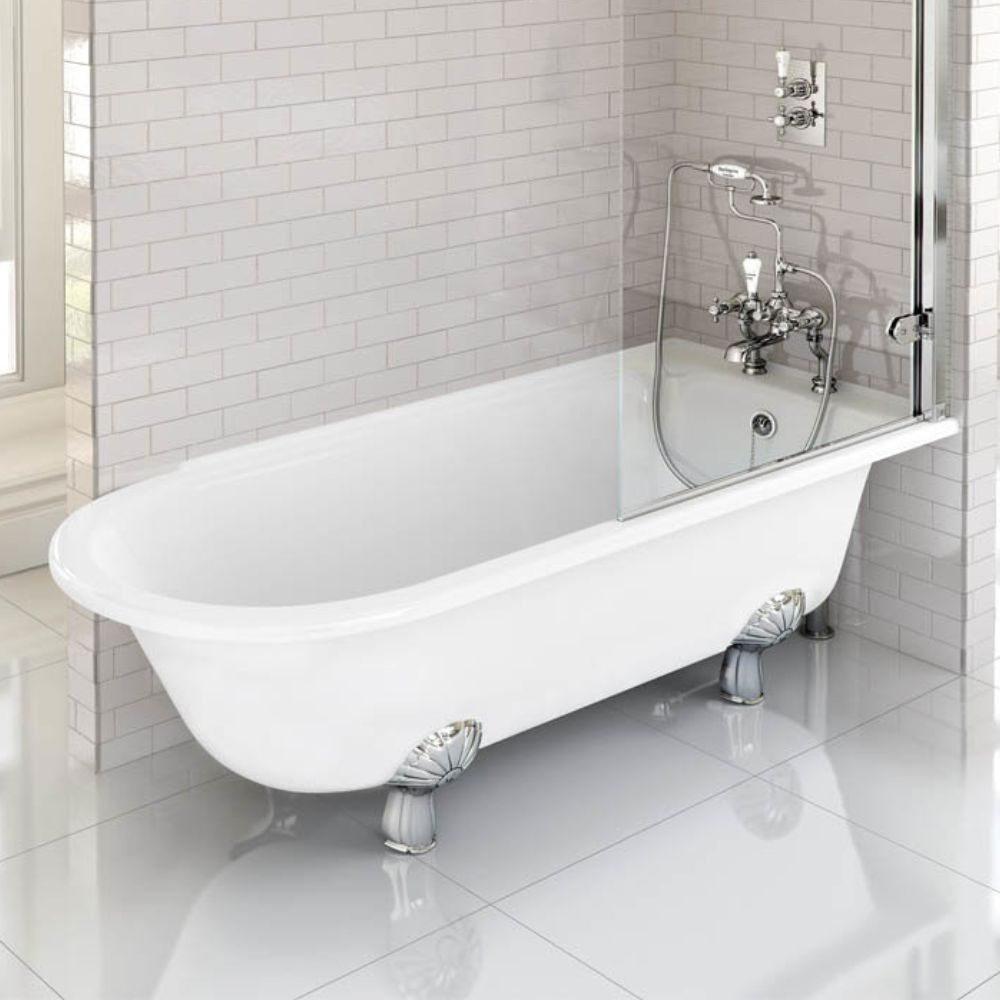 Burlington Hampton 1500 x 750 Traditional Freestanding Shower Bath