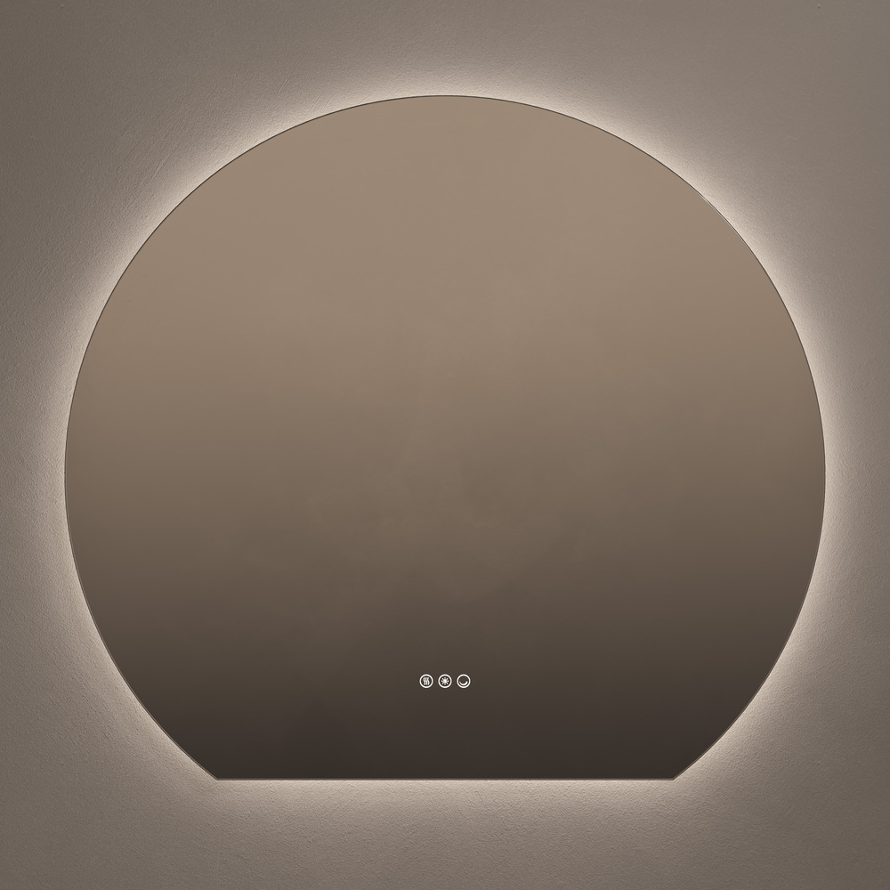 Origins Living Claris Round Cut Illuminated Bathroom Mirror