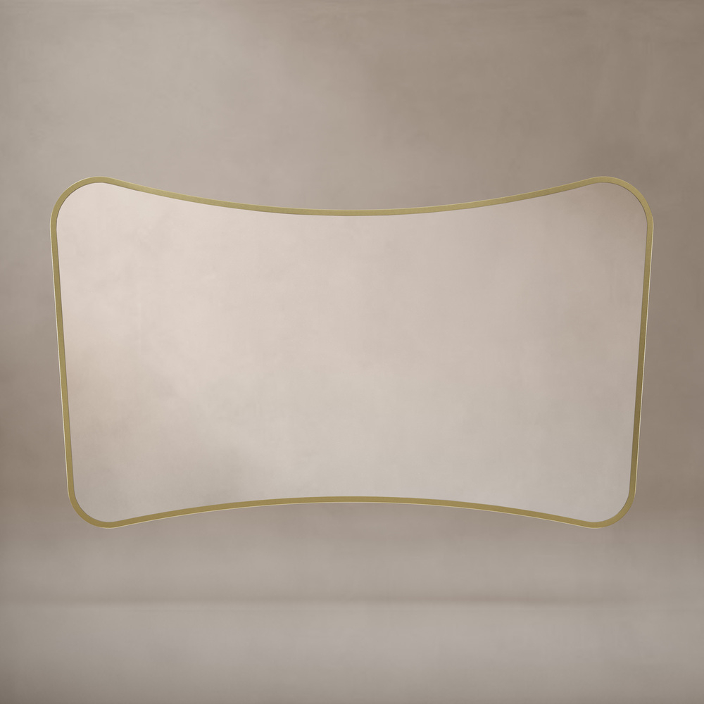 Origins Living Delphine 120 Brushed Brass Mirror