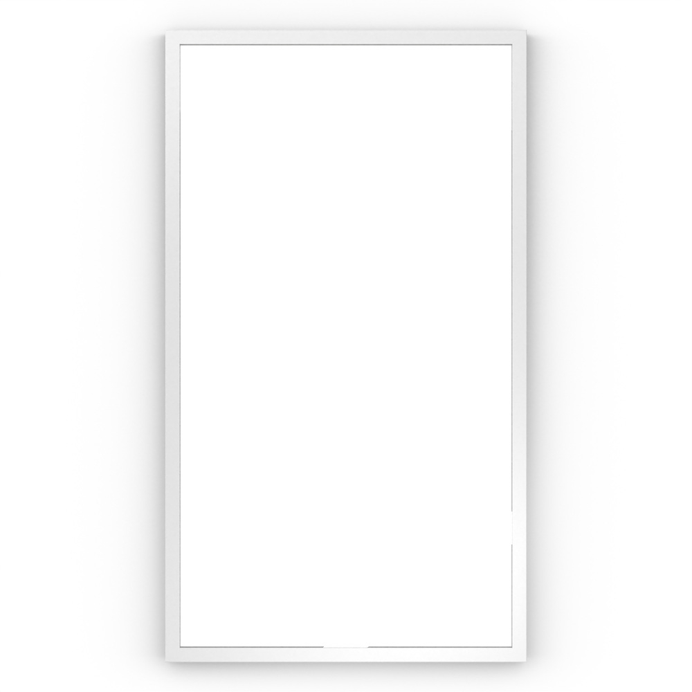 Origins Living Docklands 40 White Rectangular Mirror