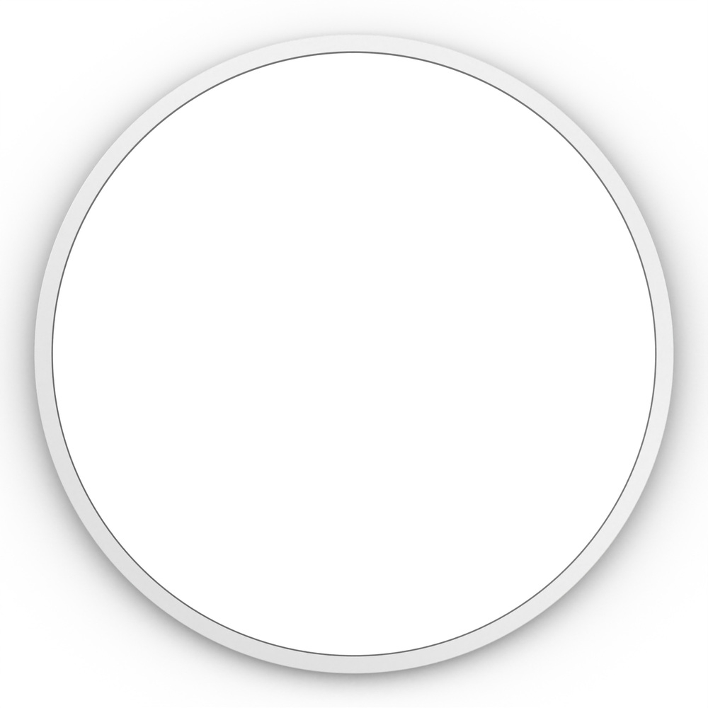 Origins Living Docklands 60 White Round Mirror